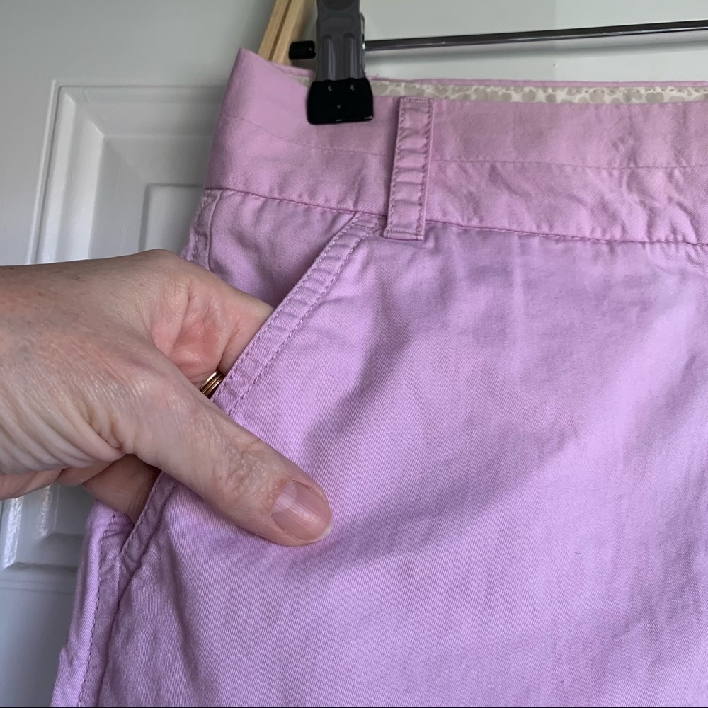 •J.Crew• Broken In Chino Lavender Shorts - Size 2 - Picture 3 of 8